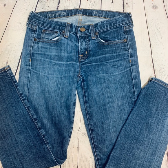 J. Crew Denim - JCrew | Toothpick Med wash Ankle Size 26